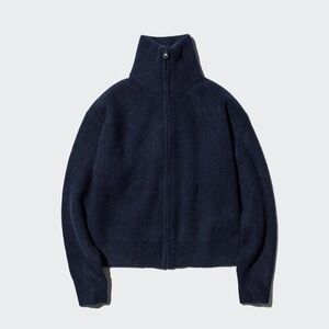 Uniqlo Soufflé Yarn Full Zip Cardigan